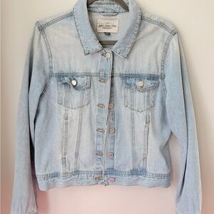 Light Wash Denim Jacket - Ashley Vintage Charm